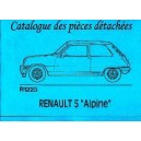 Catalogue de pièces ,mécanique et carrosserie