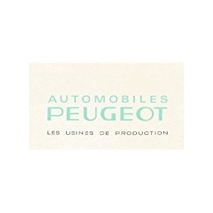 Automobiles Peugeot, les usines
