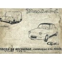 Catalogue de pieces ,mecanique ,carrosserie