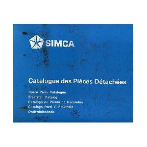 Catalogue de pièces, Simca 1200 S