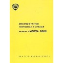 Documentation Technique d Atelier Lancia 2000