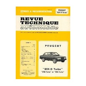 Revue Technique Peugeot 604 diesel