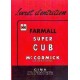 Livret d' entretien Farmall Super CUB