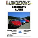 Cabriolets Alpine : Autocollection N° 53