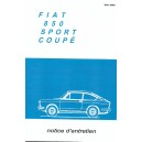 Notice d entretien Sport Coupé 1969