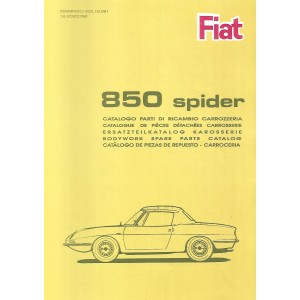 Catalogue de pièces carrosserie Spider