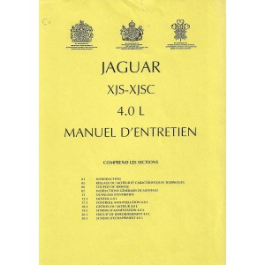 Manuel de réparation Jaguar XJS 6 cyl.