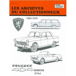 Revue technique Peugeot 404 Essence