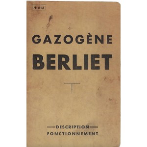 notice technique pour Gazogène Berliet