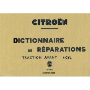 Dictionnaire de Réparation (4 cyl.)