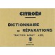 Dictionnaire de Réparation (4 cyl.)