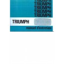 Notice d' entretien Triumph TR 6