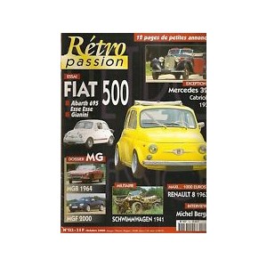 Rétro Passion N° 122 (Fiat 500)