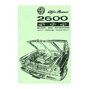 Manuel de réparation Alfa 2600