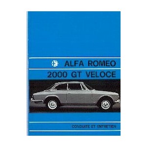 notice-d-entretien -Alfa-2000-GTV