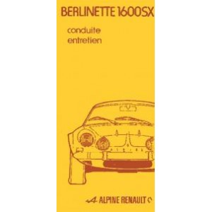 notice-d-entretienalpine-berlinette-1600-sx