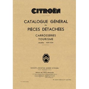 catalogue-de-pieces-carrosserie-citroen-1929 à 1934