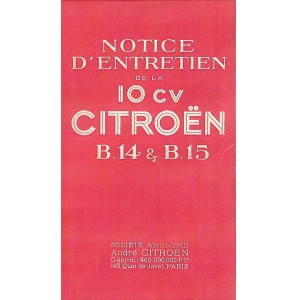 notice-d-entretien-citroen-B14-B15