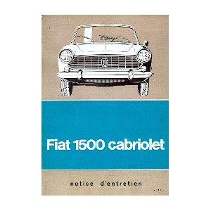 notice-d-entretien-fiat-1500-cabriolet