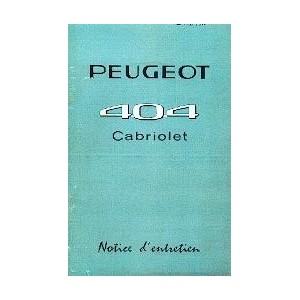 notice-d-entretien-1962-cabriolet-Peugeot-404