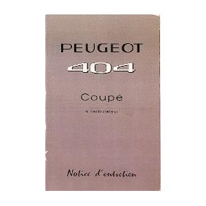 notice-d-entretien-1963-coupe-carbu-Peugeot-404