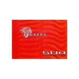 notice-d-entretien-peugeot-504-coupé-cab