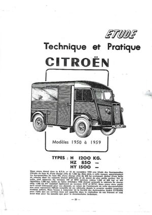 Etude H-HZ-HY 1950-1959